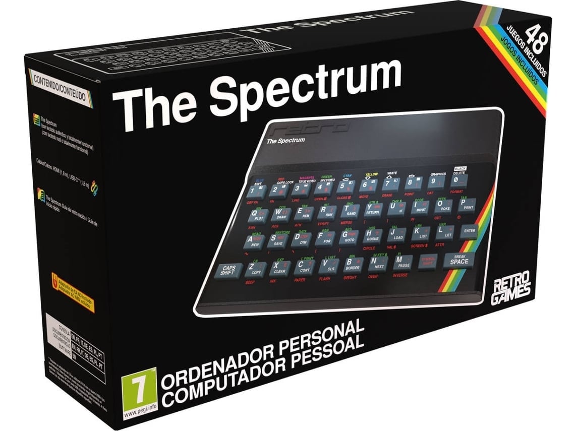Consola Retro The Spectrum (Outlet Caixa Aberta)