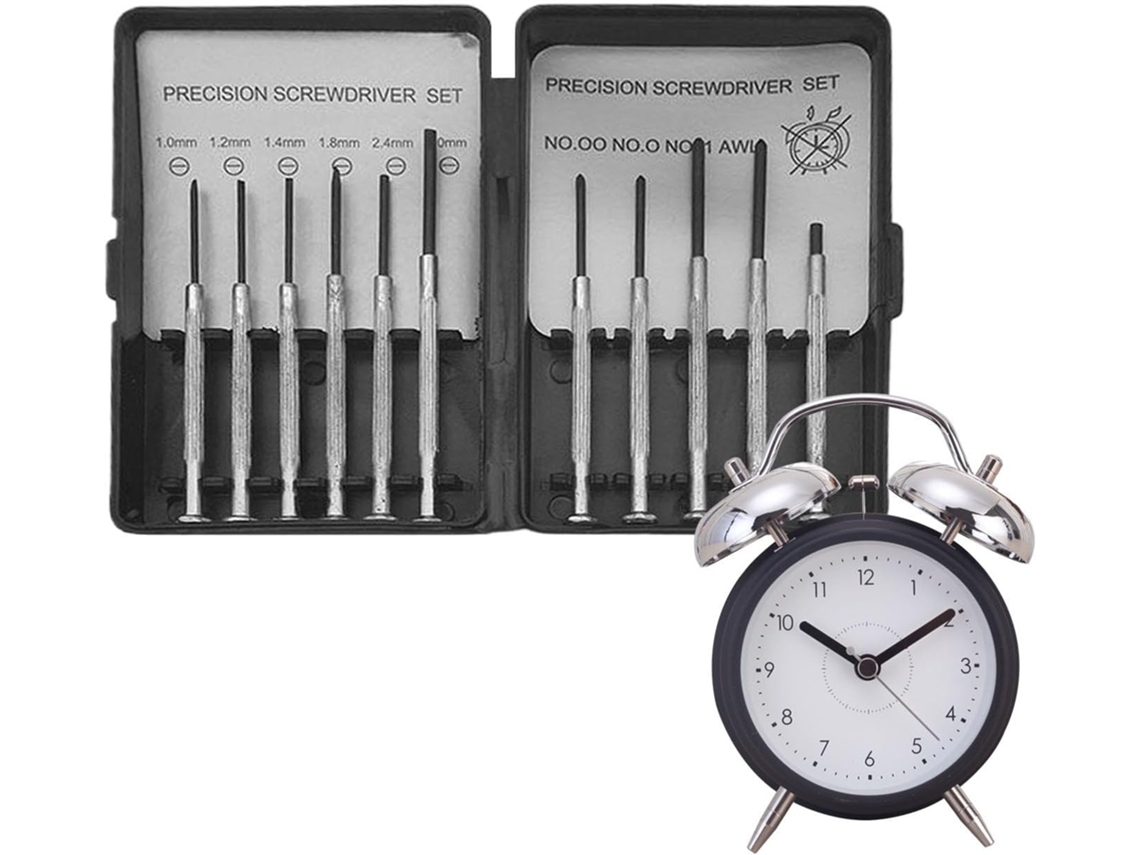 Conjunto De 11 Peças Chaves Fenda Ergonômicas Para Reparo Eletrônicos