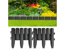 Vidaxl Bordas De Relvado 36 Pcs 10 M Pp Antracite