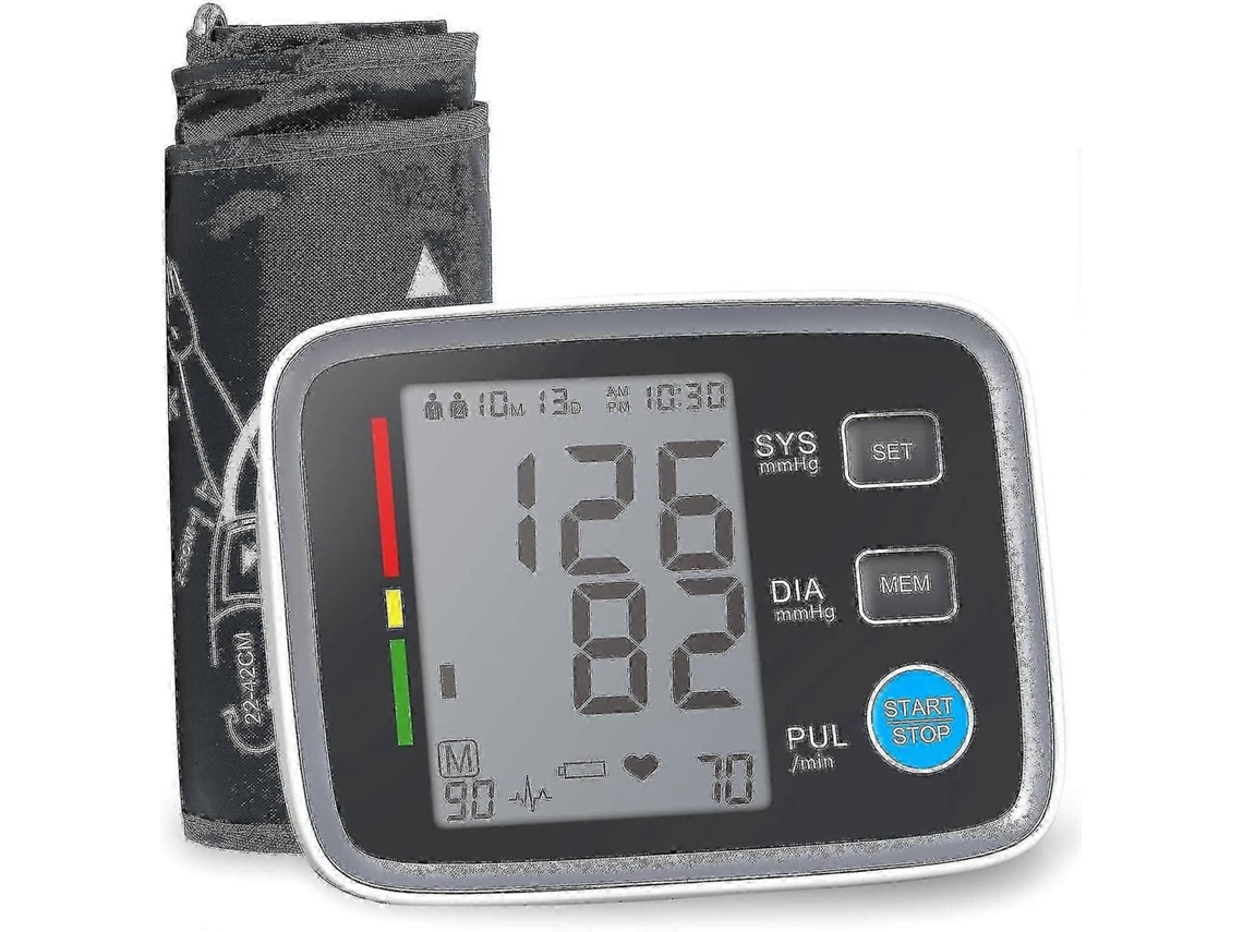 Monitor De Pressão Arterial Alg Para Braço Com Braçadeira Ajustável De 21 Polegadas.