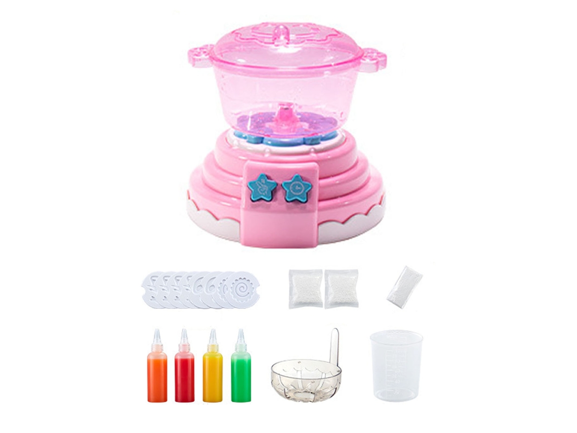 Primerox brinquedo de Cozimento Hot Pot para Crianças com Simulação de Som Luz e Bolhas Rosa