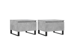 Coffee Table, Coffee Tables Vidaxl Cinzeto Madeira Processada (n/a)