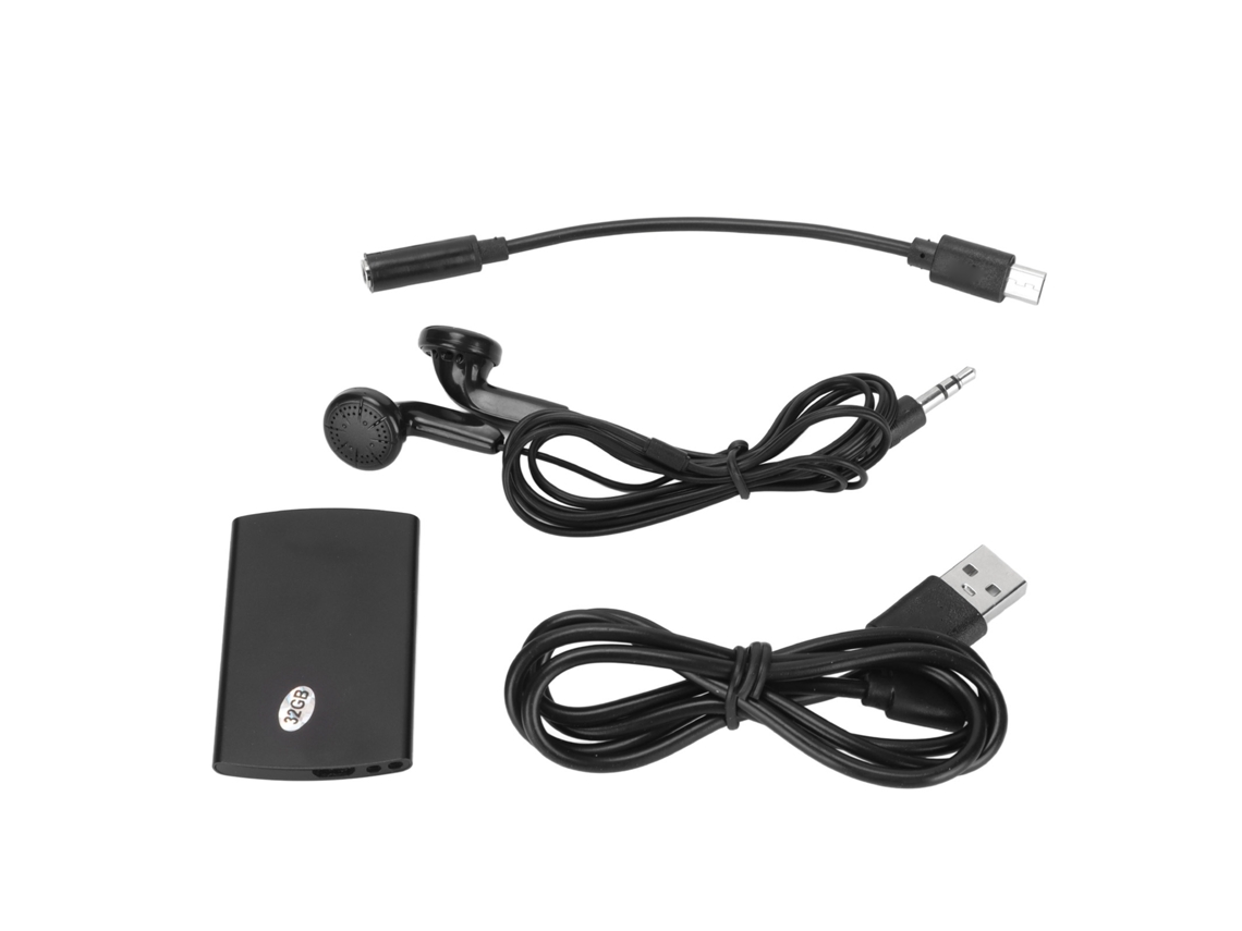 Aetheria gravador de Voz Digital Ativado por Voz com Redução de Ruído 32gb Portátil Criptografia Mp3