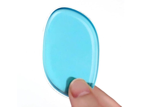 Hicollie® 2pcs 5 Esponja De Silicone Gel Para Maquiagem Puff De Creme De Fundação E Pó Cosmético