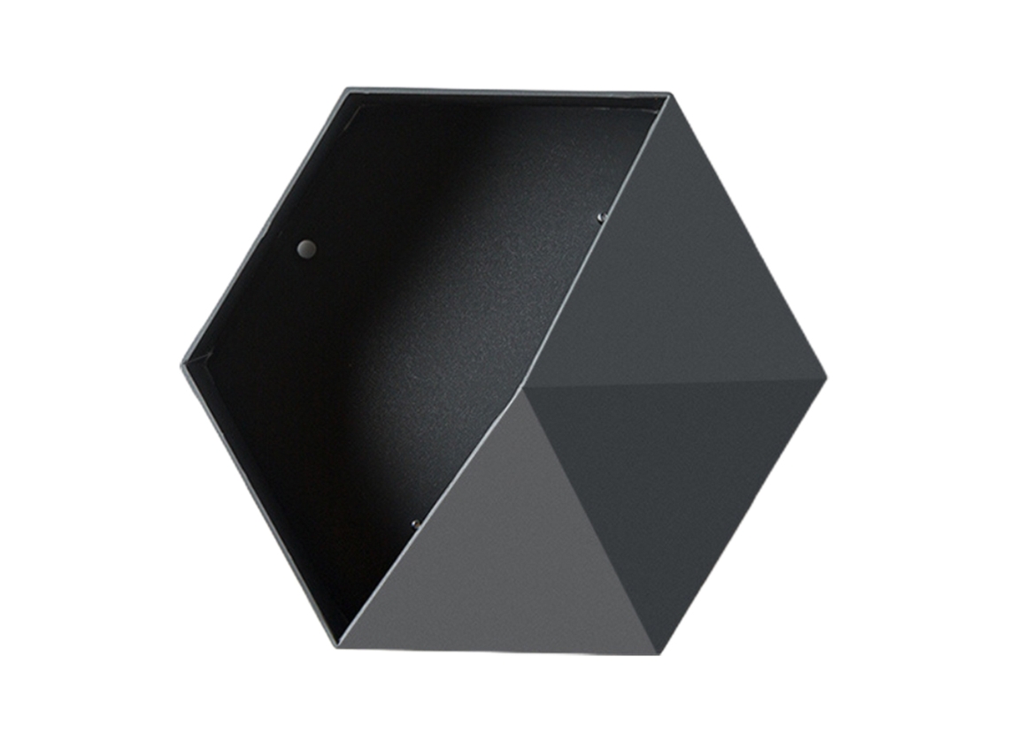 Prateleira de Parede Hexagonal para Decoração e Armazenamento