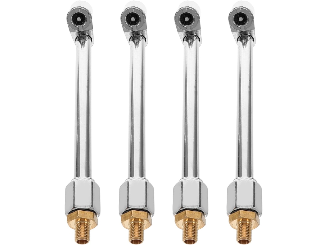 Conjunto De 4 Adaptadores De Bico Para Bomba De Ar Com Conector Múltiplo Para Veículos.