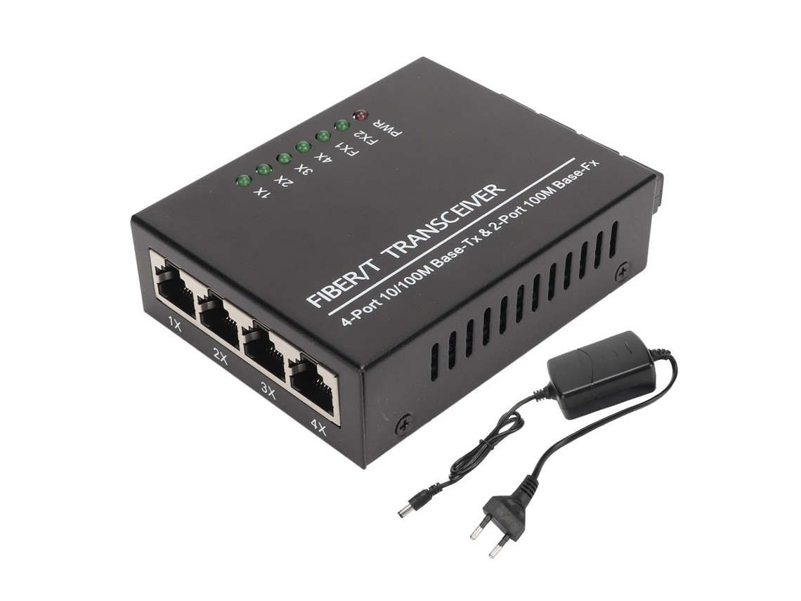 Conversor de Mídia LAXISCREED de 100mbps Single mode
