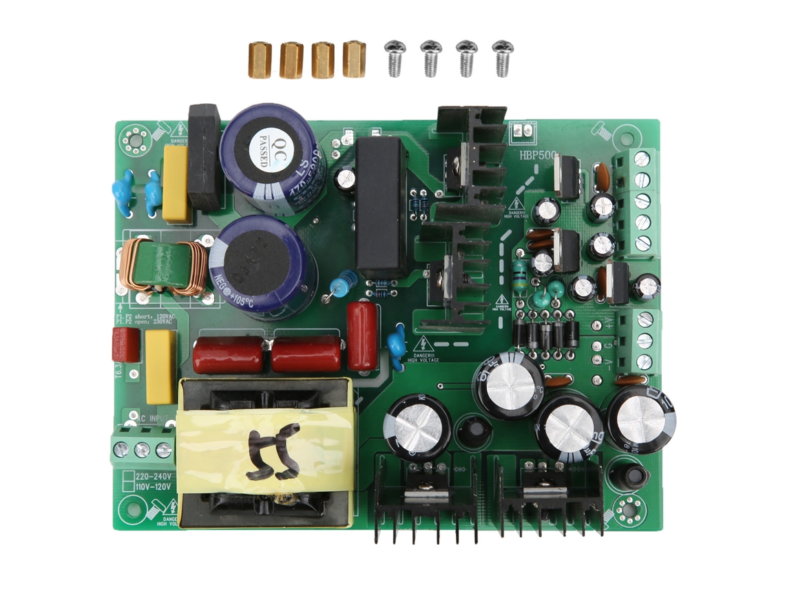 Módulo De Psu De Amplificador Ac 220v 500w Placa Pcb Estéreo Áudio Profissional