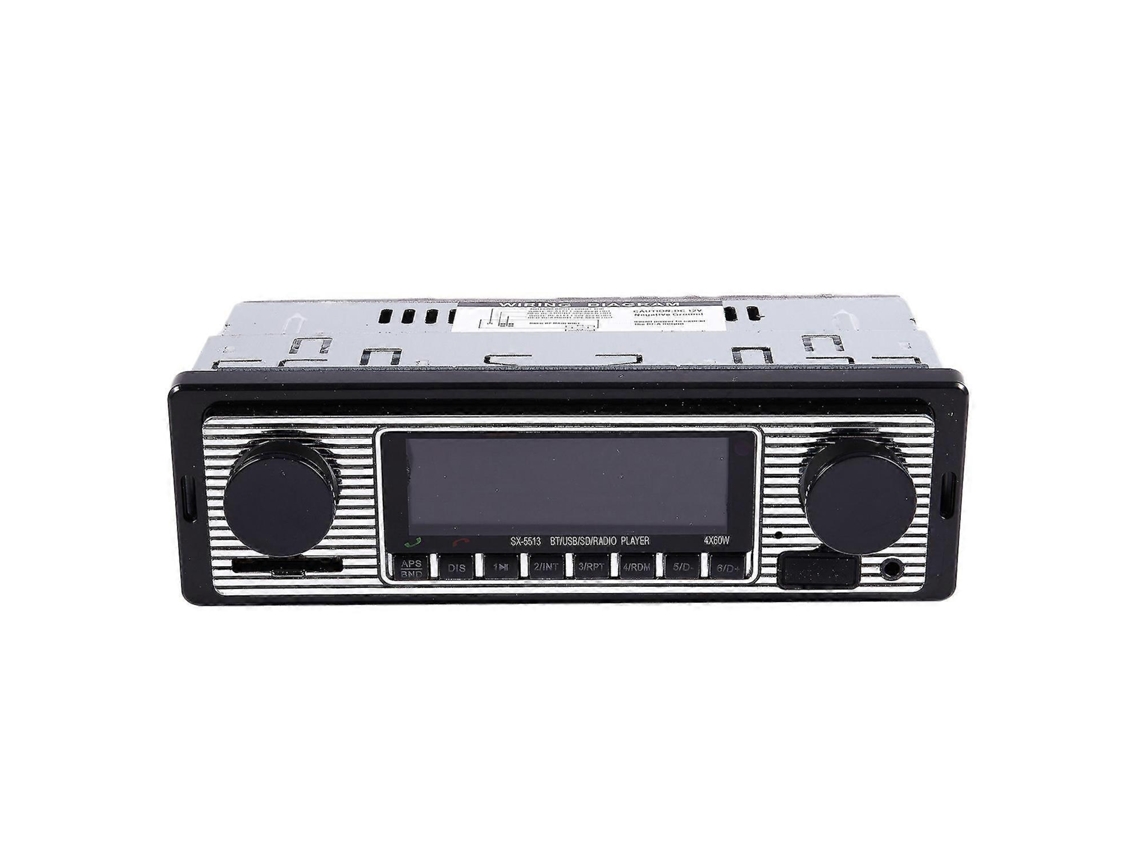 Rádio Automotivo Bluetooth Vintage Com Mp3 Player Estéreo Compre Agora Brilvibera