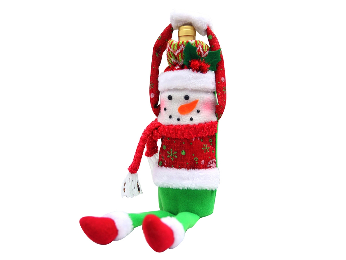 Laxiscreed Envelopes Para Garrafas De Natal, Vinhos E Champagne Com Design De Boneco De Neve