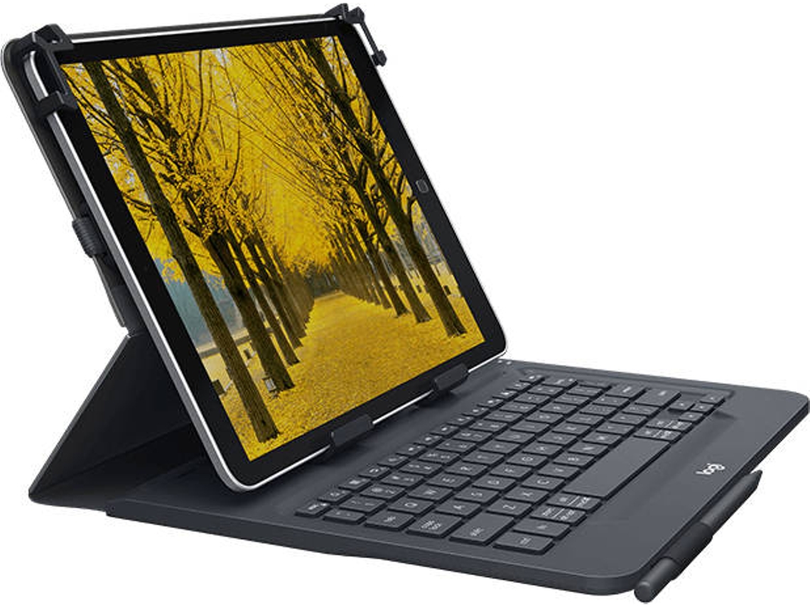 Capa Teclado LOGITECH Folio (Bluetooth - Preto)
