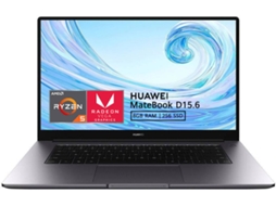 Portátil HUAWEI Matebook D (15.6'' - AMD Ryzen 5 3500U - RAM: 8 GB - 256 GB SSD - AMD Radeon Vega 8)