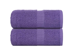 Vidaxl Toalhas De Bidé Frogn 2 Pcs 30x50 Cm 360 G/m² Roxo