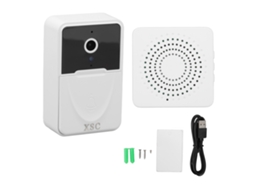 Primerox Campainha Sem Fio Inteligente com Câmera Wifi Vídeo e Ding Dong