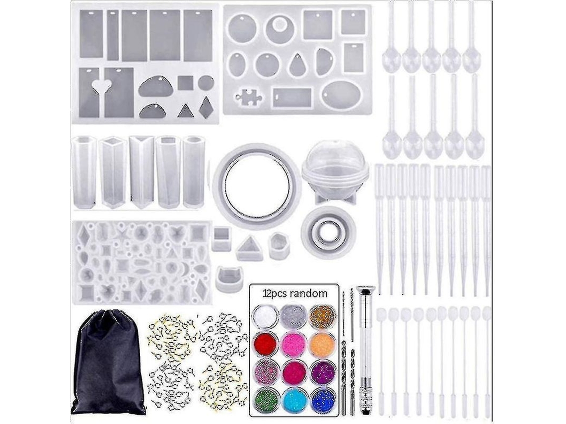 2026 kit de Resina para Principiantes Con Moldes de Silicona 2025 Diseñado para Joyería de Resina