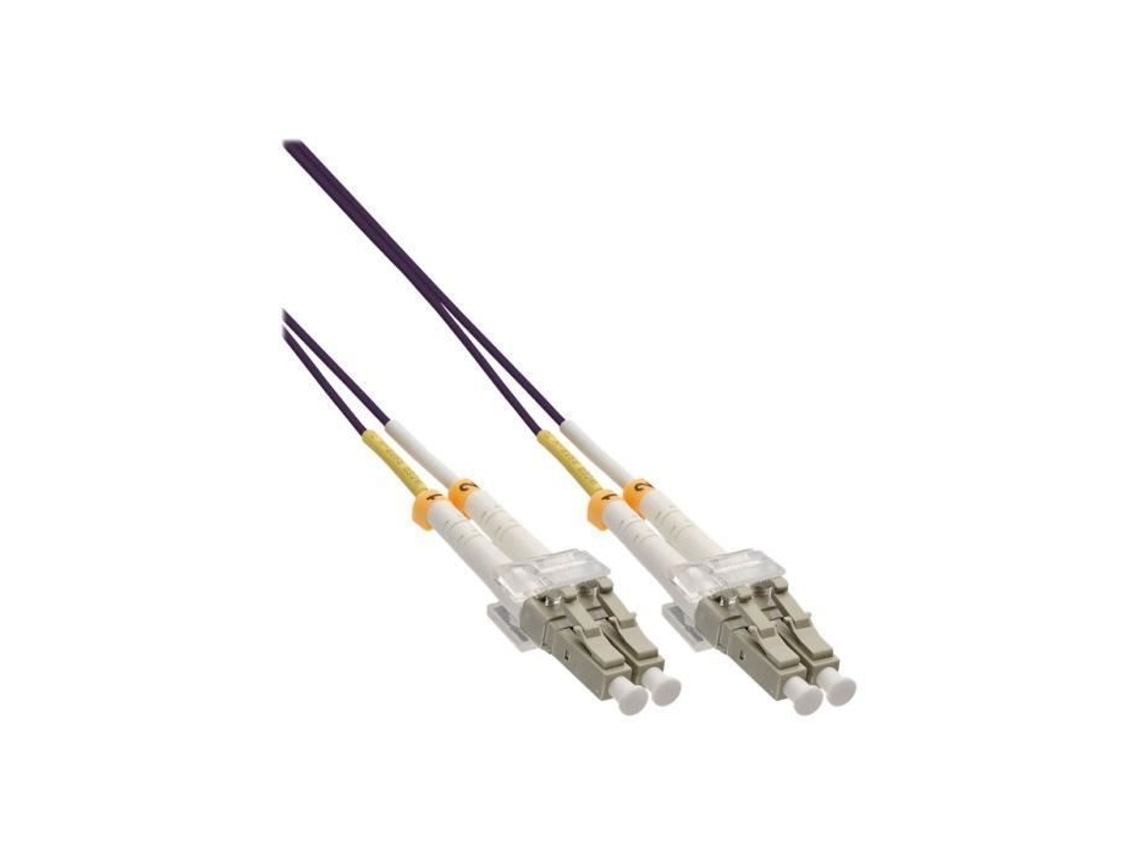 Patch Cord Lc Multi-Mode M para Lc Multi-Mode M 40M Fibra Óptica 50 125 Micron Om4 Livre de Halogênio… INLINE