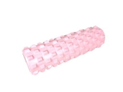 Conjunto 2 Blocos De Ioga Eva Com Alça Para Flexibilidade Postural 30 Cm Rosa