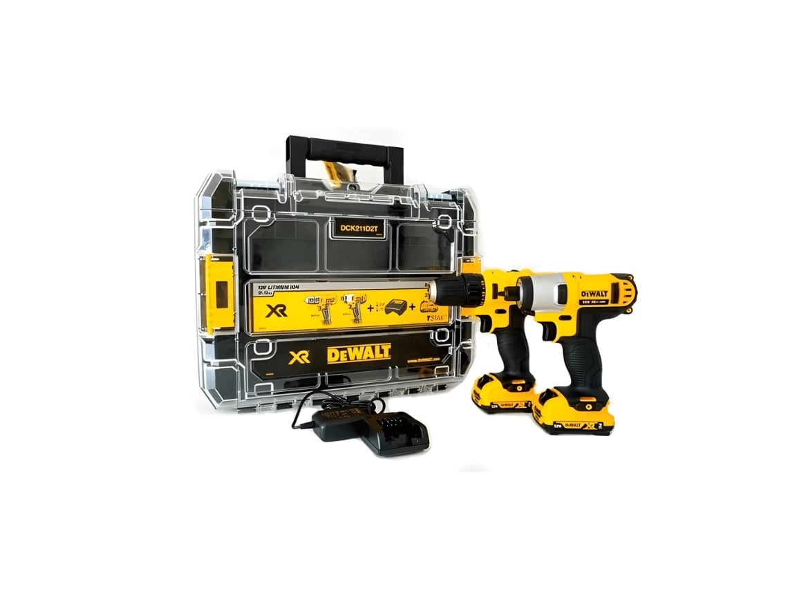 Kit 2 Máquinas 12V 2,0 Ah XR DEWALT DCK211D2T