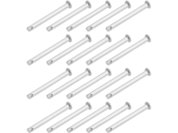 Pino de Travamento com Furo Único, Cabeça Plana 4mm X 40mm , Aço Inoxidável 304, 20 Unid CHABERLU