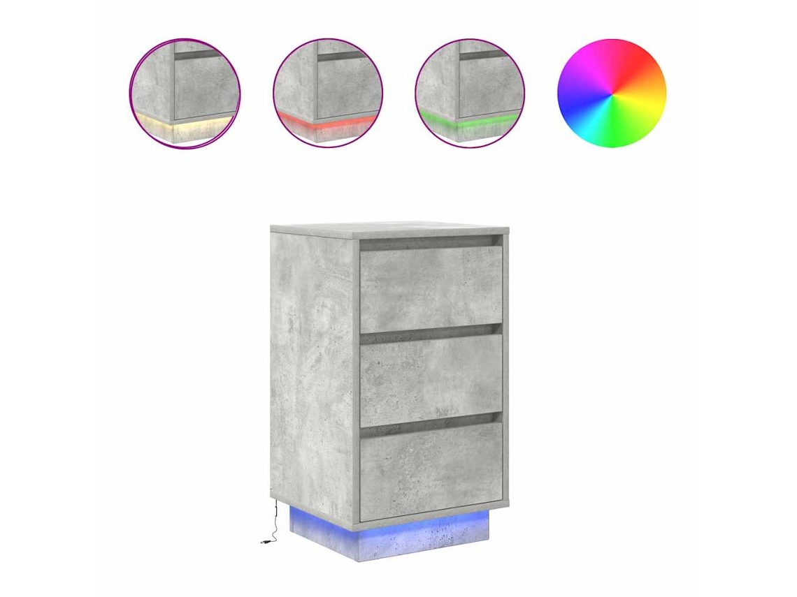 Bedside Cabinet, Bedside Cabinets Vidaxl Marrom Madeira Processada (n/a)