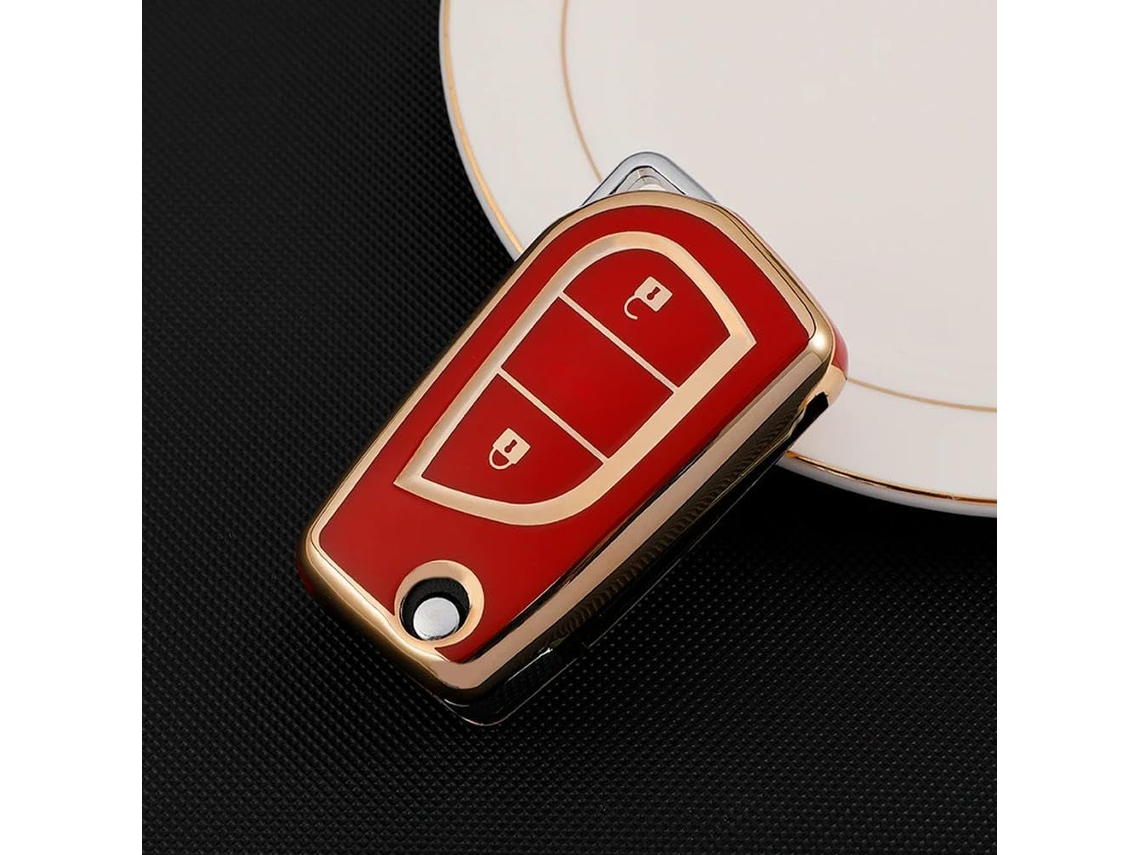 Capa Protetora De Tpu Para Chave Carro Aygo, Yaris, Highlander, Camry E Rav4 Acessórios Para Chaveiro