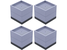 Bloco Elevatório Para Sofá, Fácil De Instalar, Empilhável, Cinza, 7, 8cm X 7, 8cm X 7, 5cm