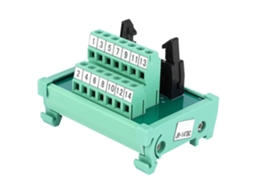 Módulo Terminal Bloco Plc Idc 14p Din Rail