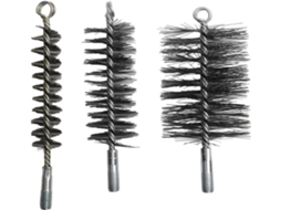 Conjunto De 3 Escovas Arame Para Tubos Forno, 30mm, 50mm E 80mm, Escovas De Aço Para Limpeza Chaminés E Gases Fogões