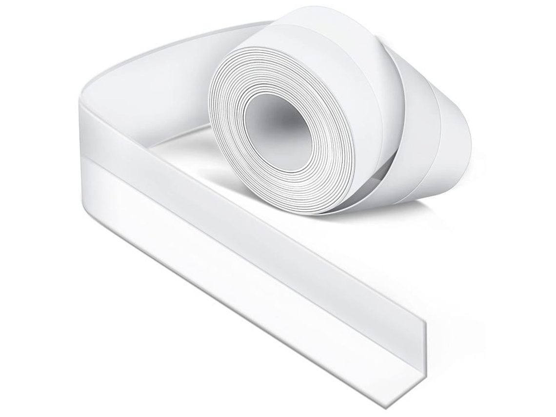 Junta De Silicone Branco Para Banheiro, Junta Para Banheira, Fita De Vedação, Anti Mofo E Impermeável (38cm3,2m)