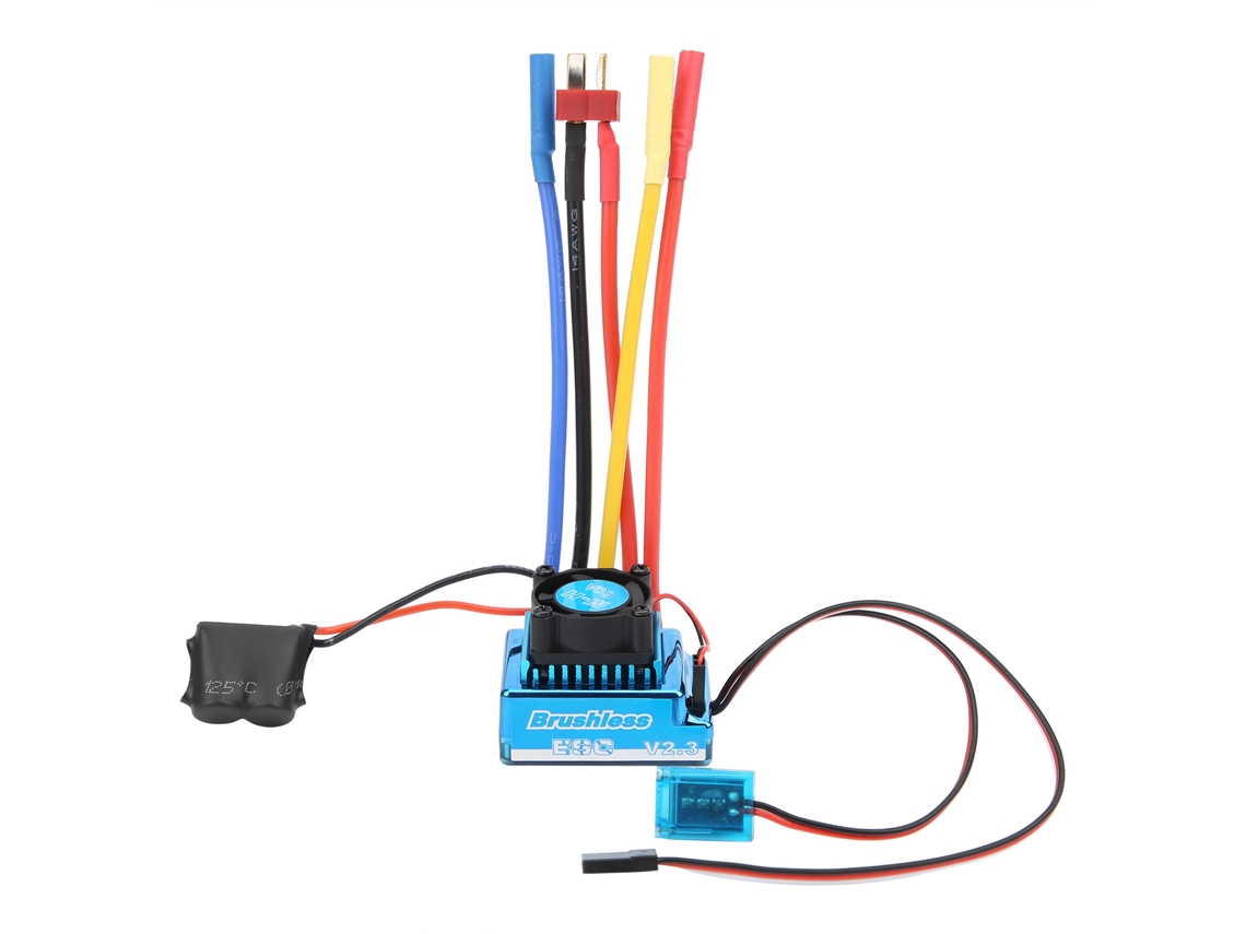 Esc Sem Escovas À Prova D'água E Poeira Controlador De Velocidade Eletrônico Para Carro Rc 1/10 60a