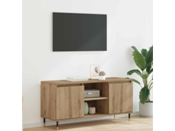 Vidaxl Gabinete Para Tv 104 X 35 X 50 Cm Carvalho Artesanal