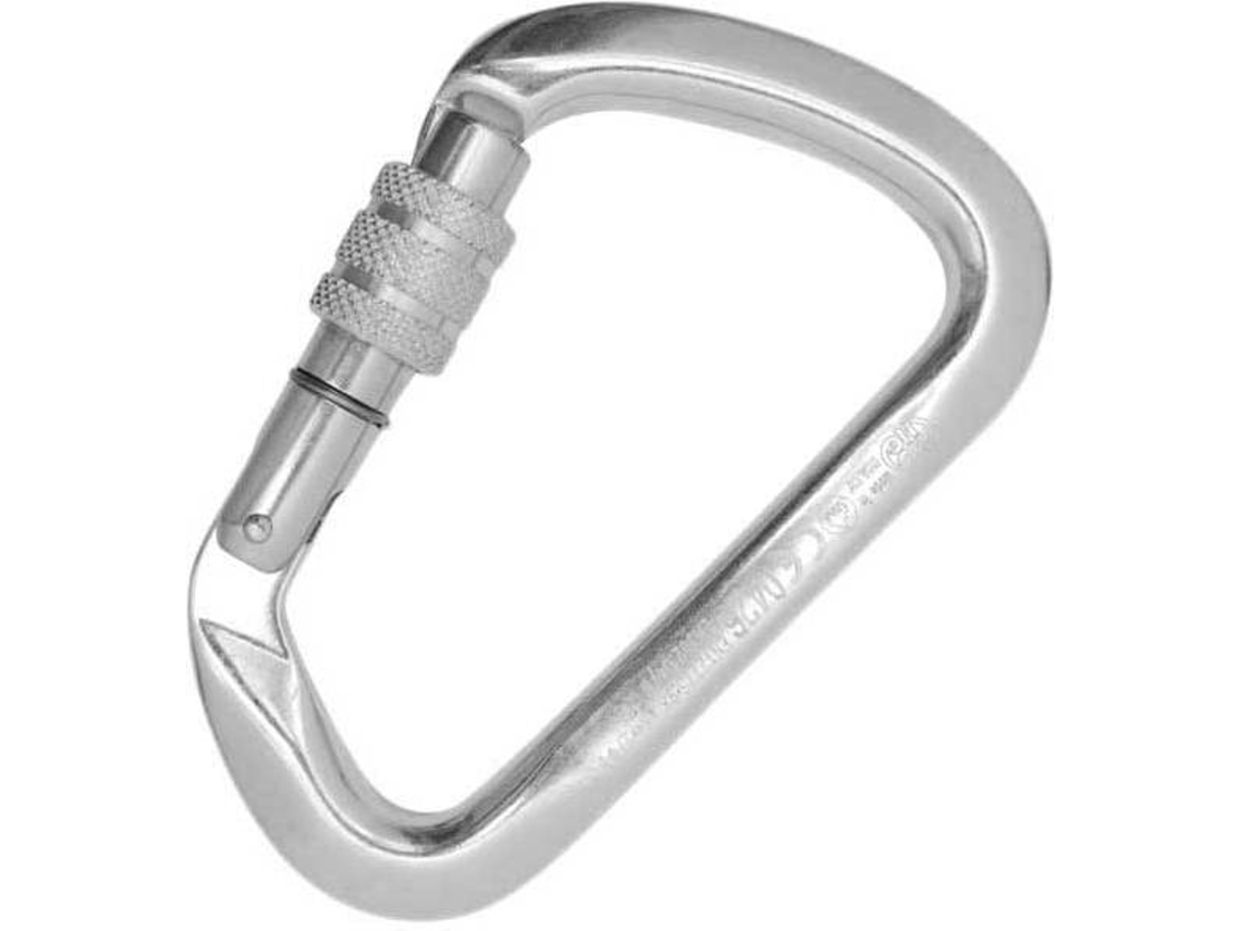 Mosquetão De Escalada KONG Large Screw Sleeve (Prateado - Tamanho Único)