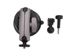 Suction Mount For Pocket 3 For Ace Pro Aluminum Dual Ball Head Action Camera Car Windshield Mount Holder With 1/4 Inch Adapter For Shooting Vlogging