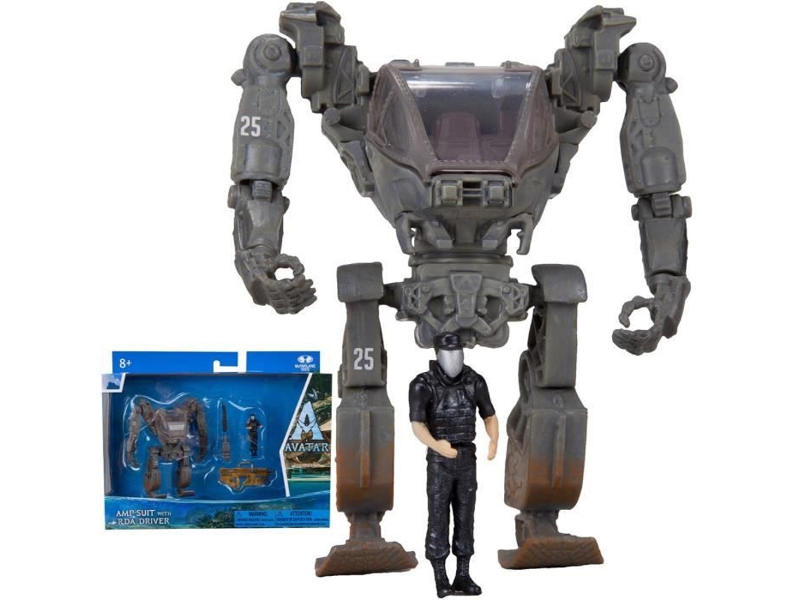 Avatar 2: The Way of Water Figura de ação de luxo com traje de amplificação e driver RDA da McFarlane Toys