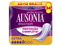Pensos Incontinência Discreet Extra AUSONIA DISCREET emb. 22 un + 12 un GRÁTIS