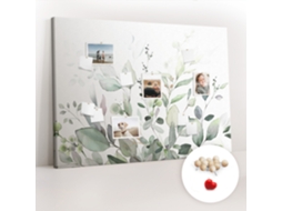 Painel De Cortiça Para Parede Plantas E Folhas Para O Quarto Das Crianças Espelharte (140x100 Cm)
