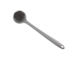 Escova De Banho Para Costas, Silicone, Cabo Longo