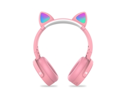 Auscultadores Bluetooth TRUMSEN  Ct950 Over Ear Rosa