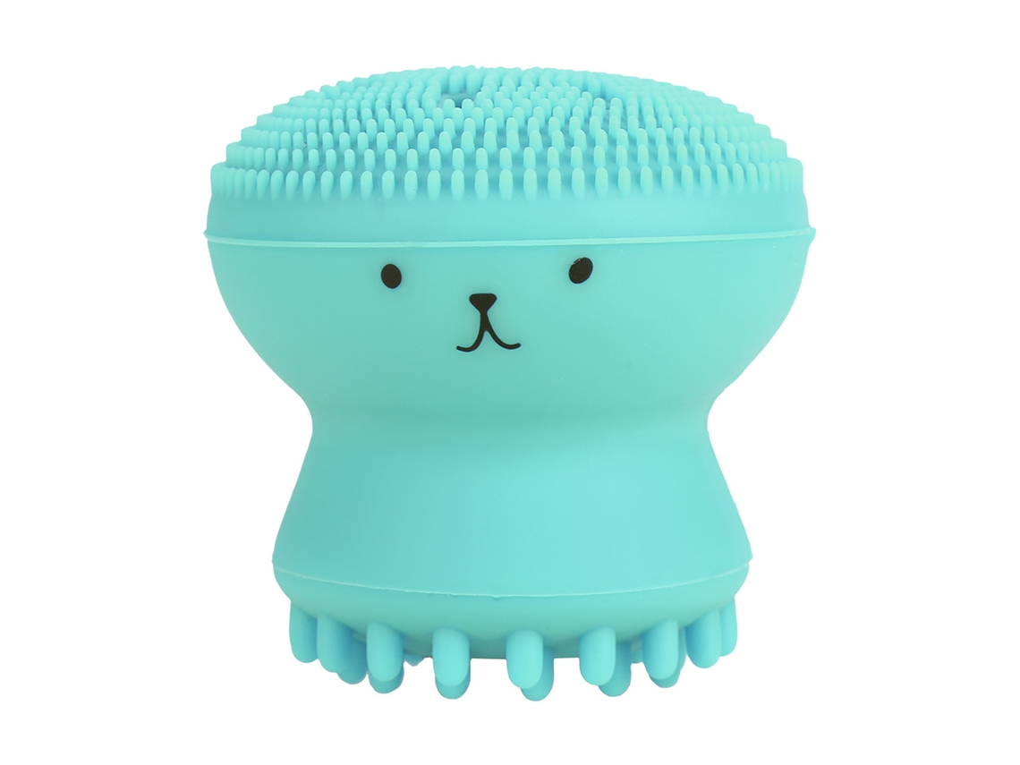 Escova De Limpeza Facial De Silicone De Água Viva Para Exfoliação E Massagem Other