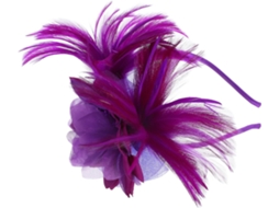 Tiara Fascinadora Feminina Vintage Em Nylon Roxo