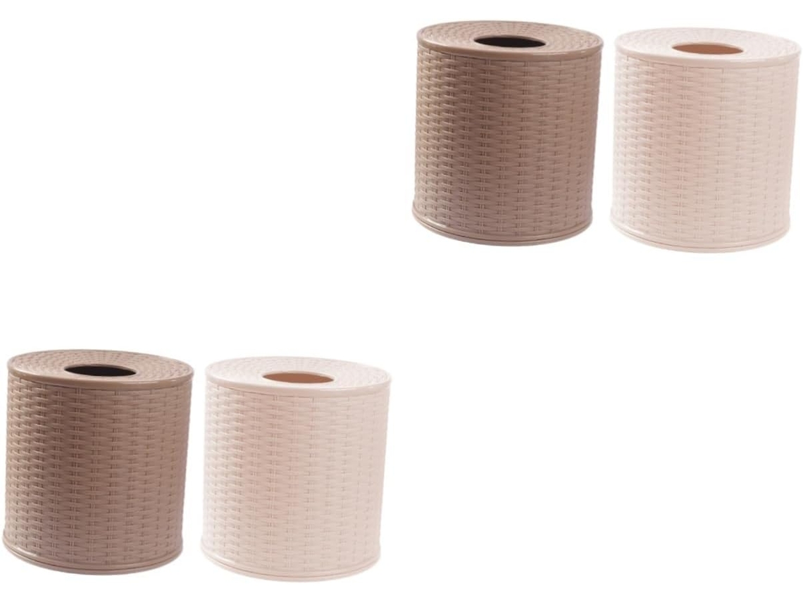 Organizador De Lenços De Papel Série 2, Caixa De Mesa Decorativa Estilo Retrô, Suporte De Armazename Gokoco