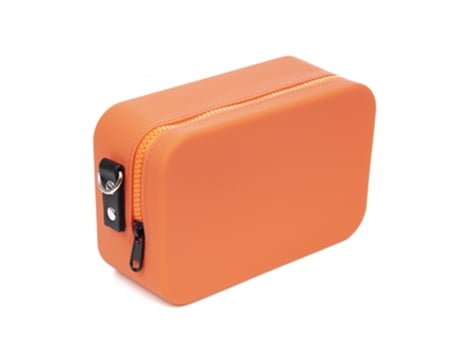 Bolsa De Mulher Libelulla Transversal Retangular Silicone Laranja (13)
