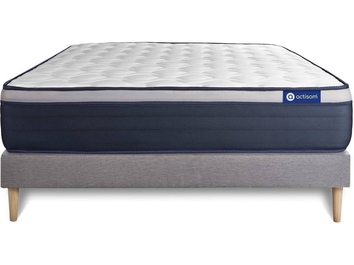 Conjunto de Estrado + Colchão ACTISOM Actimemo Max (Cinzento - 130x210cm)
