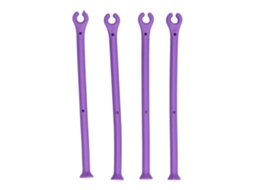 Primerox suporte Fixo para Taças de Vinho Silicone Ajustável Flexível para Lava louças 4pcs