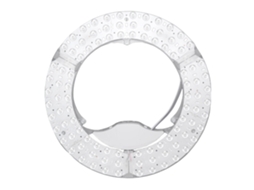 Módulo Led para Ventilador de Teto com 3 Cores e Brilho Ajustável Kit de Substituição Magnético 96w 315mm