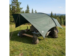 Vidaxl Tarp De Camping Resistente À Água Verde Exército