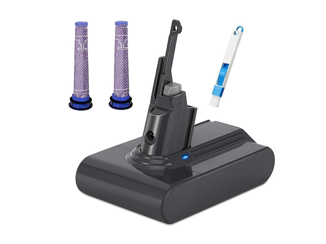 Filtro V7, Adaptador de Bateria Substituição V7+2xpre-+escova 21.6v Para V7 Animal/extra/absoluto/gatilho Aspirador Limpadores
