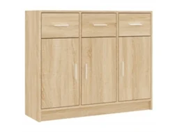 Aparador VIDAXL Marrom Madeira processada (91x28x75 cm)