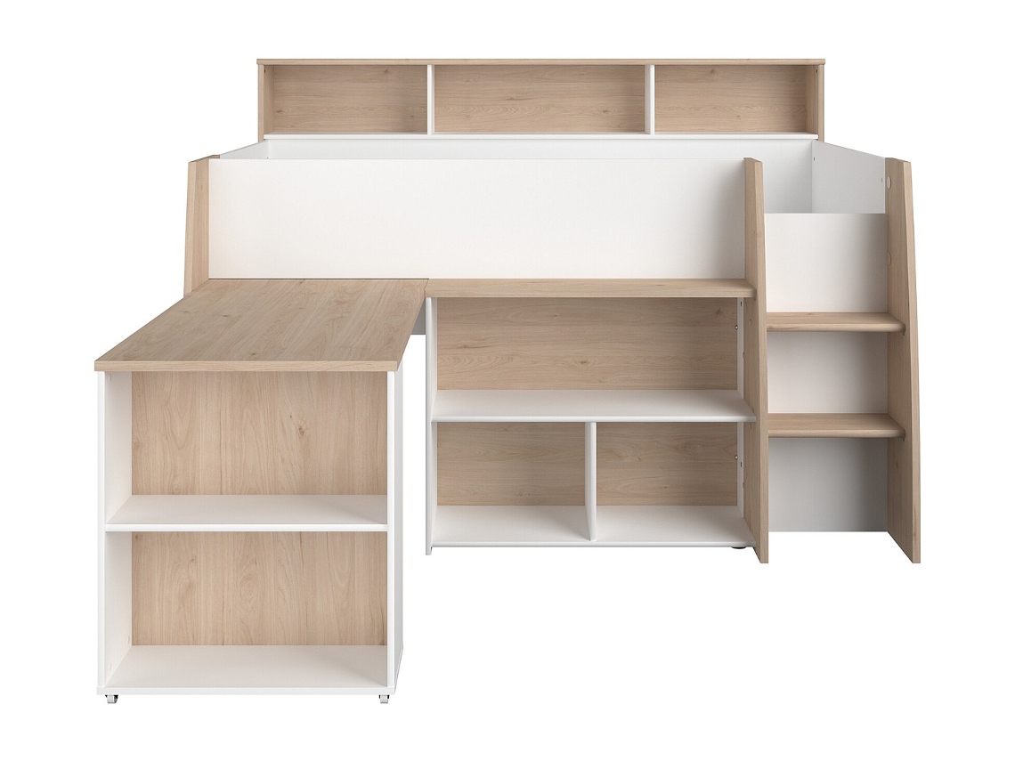 Cama Combinada Com Secretária E Arrumação Apolino