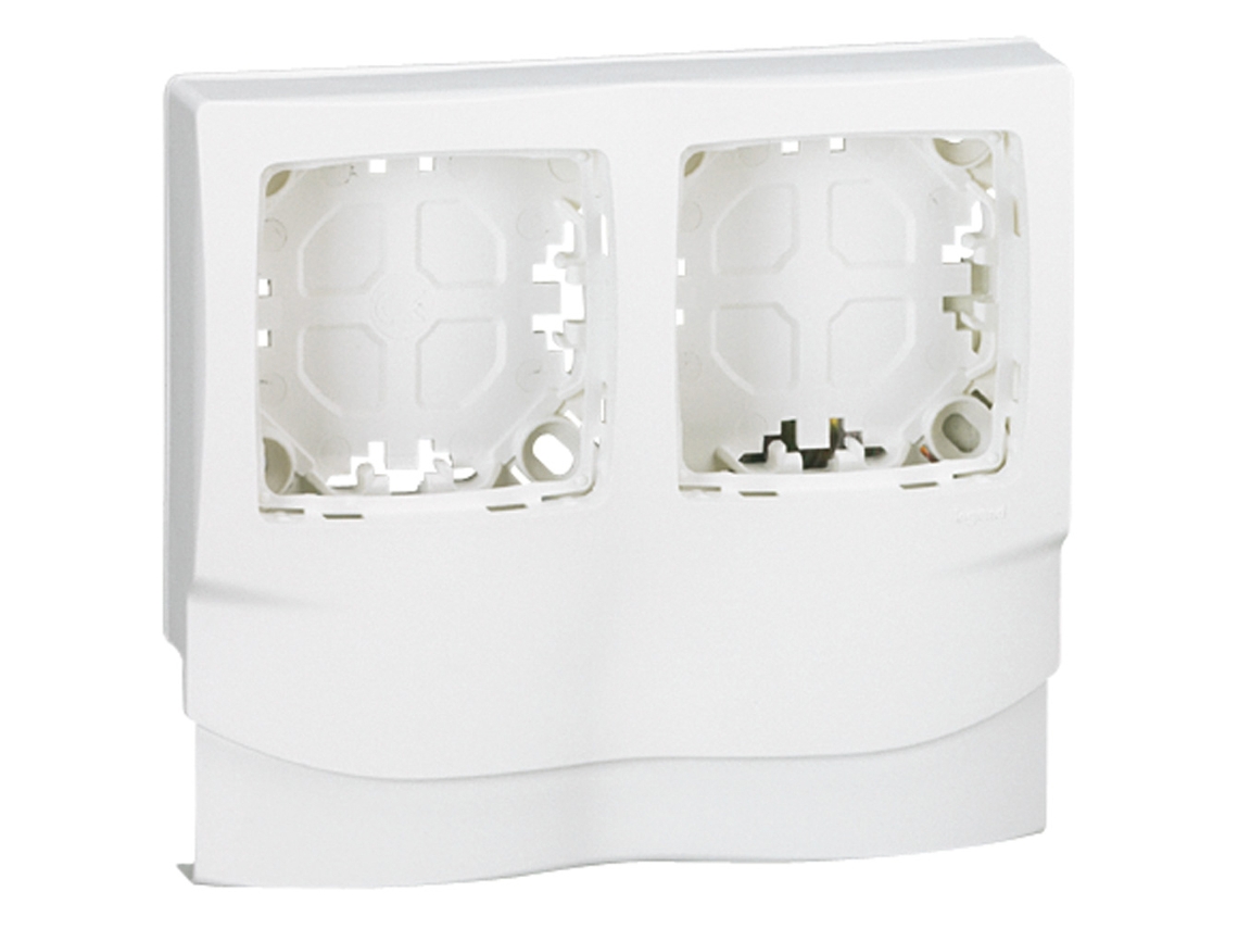 Quadro Duplo Oteo Moldado Branco Profundidade 20Mm Ref: 031418